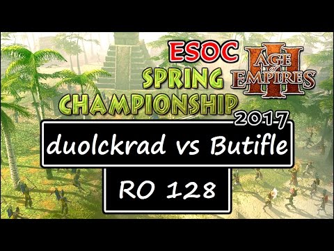 [AoE3] ESOC Spring Tournament — RO128: duolckrad vs Butifle