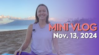 What's Happening at Floating Yoga School - Mini Vlog November 13, 2024