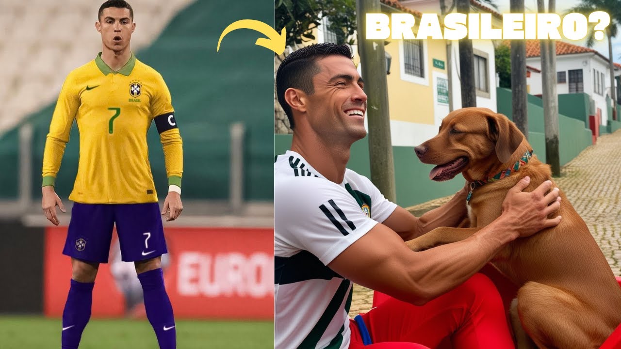 E SE CRISTIANO RONALDO FOSSE BRASILEIRO ? (edição zueira com IA)