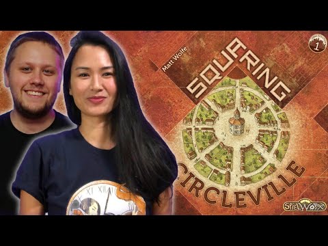 Ella Plays Squaring Circleville with Daniel | Spielworxx