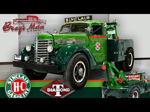 For Sale 1948 Diamond T 704 Sinclair Tow Truck