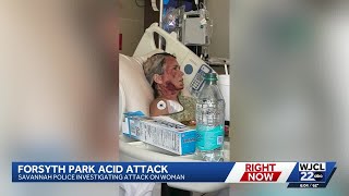 Photos show severity of burns in Forsyth Park chemical attack; search for suspect continues