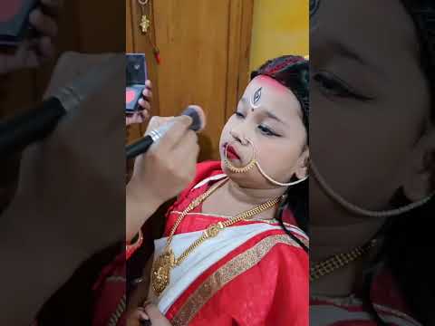 Lal Saree Lal Tip Durga Puja Song |  #durgapuja #durgapujasong #durgapuja2024 #kalyani #kumartuli