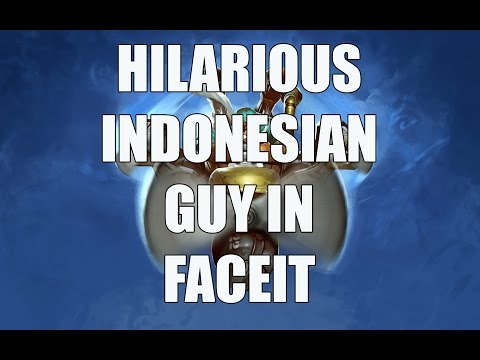 Hilarious Indonesian guy in Faceit Dota 2 Sea