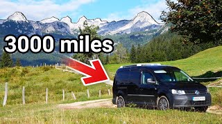 Travelling Europe in my DIY Van Camper - 2 months on the road