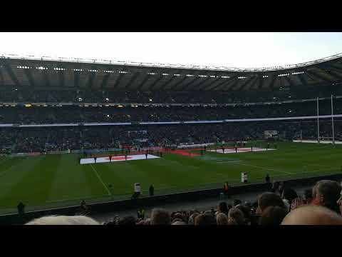 ラグビー2018.11.17　日本×イングランド　@トゥイッケナム　君が代　God save the Queen  Rugby JAPAN×ENGLAND
