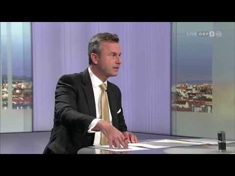 BP-Wahl 2016 - Norbert Hofer ZIB 2 Interview - 24.4.2016