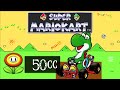 Super Mario Kart SNES Part 12 50cc Flower Cup Yoshi スーパーマリオカート