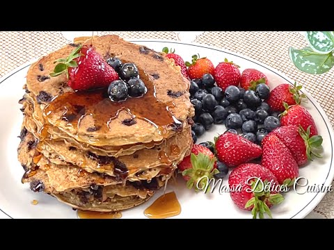 Comment Réussir les Crêpes aux Flocons D’avoine / Healthy Oatmeal Pancakes #breakfast #pancake