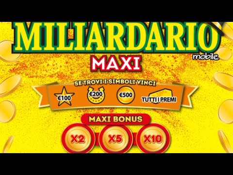 IL MILIARDARIO MAXI 💸😝🥇 Gratta e Vinci Online / Scratch and Win Online 💸👌🥇