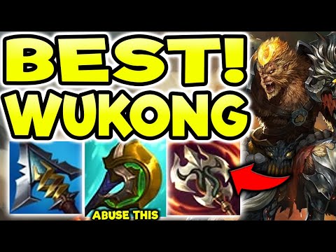 WUKONG TOP COMBO = 3000 DAMAGE (THIS IS AMAZING) - S12 WUKONG TOP GAMEPLAY! (Season 12 Wukong Guide)