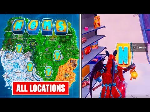 Letter Locations Fortnite Noms - all noms sign letter locations fortnite search letters pleasant