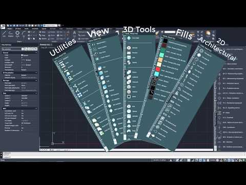 Progecad Tool Palettes Video Lecture Progecad Tutorial Learn And