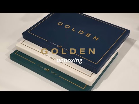 Jungkook golden album unboxing (all ver.) ⭐️ 