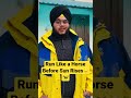 Run Like a Horse Before Sun Rises☀️ 🐎 #bhaiharmansinghkhasikalanwale #motivational #sun #horse #run