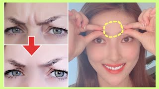 Reduce Wrinkles Between the Eyebrows in 3 mins | 10days Challenge!