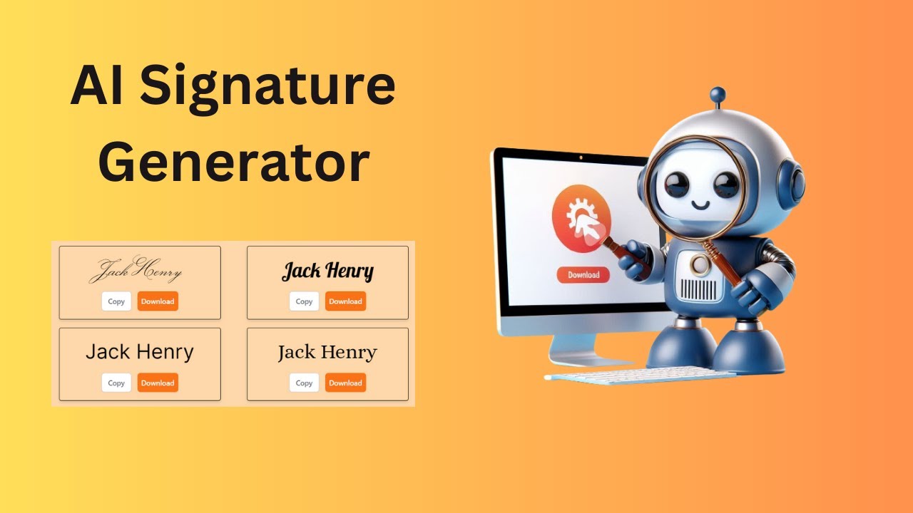 How to Create a Free Signature with Our FREE AI Signature Generator | Signature Style of My Name
