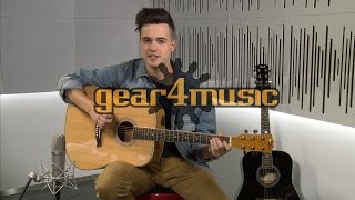 Video thumbnail for Dreadnought Acoustic Guitar by Gear4music by Gear4music Guitars
