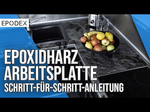 So erstellst du eine Epoxidharz-Arbeitsplatte wie ein Profi mit EPODEX