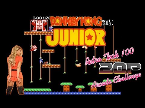Donkey Kong Jr | Retro Tech 100 20p Challenge