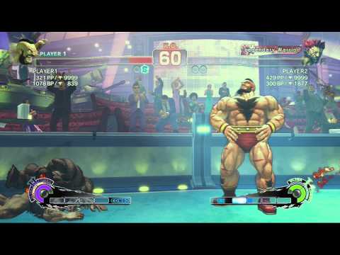 ultra street fighter 4 zangief vs akuma