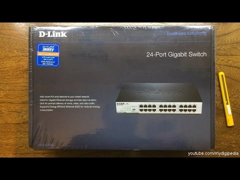 D-Link 24-Port Gigabit Unmanaged Dlink Desktop Switch DGS-1024D