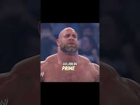 Goldberg Now VS Prime 🔥 #shorts #goldberg #prime #wwe #billgoldberg #smackdown