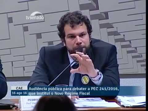 Crítica à PEC 241 - Pedro Rossi - Audiência Senado