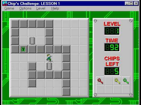 Chip's Challenge 1 Level 1 (Lesson 1) - 83 seconds