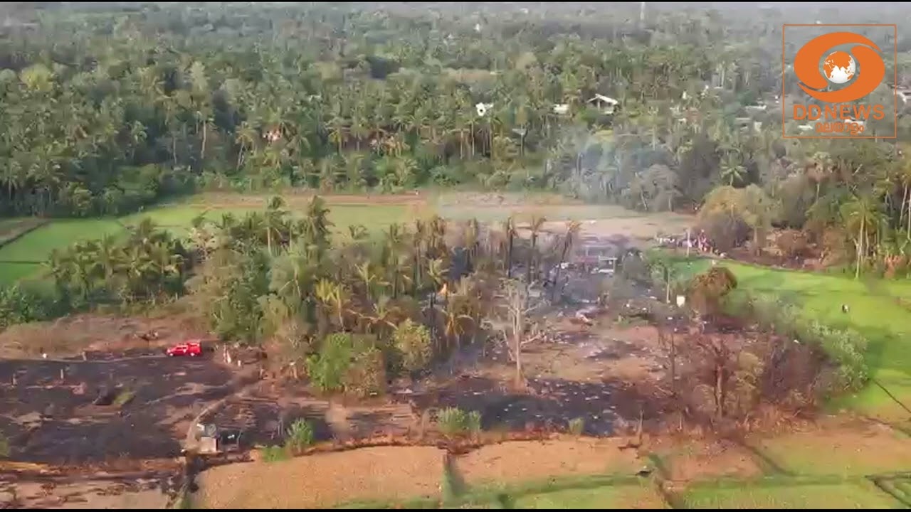 തൃശ്ശൂർ വെടിക്കെട്ട് അപകടത്തിന്റെ ഹെലിക്യാം ദൃശ്യ?