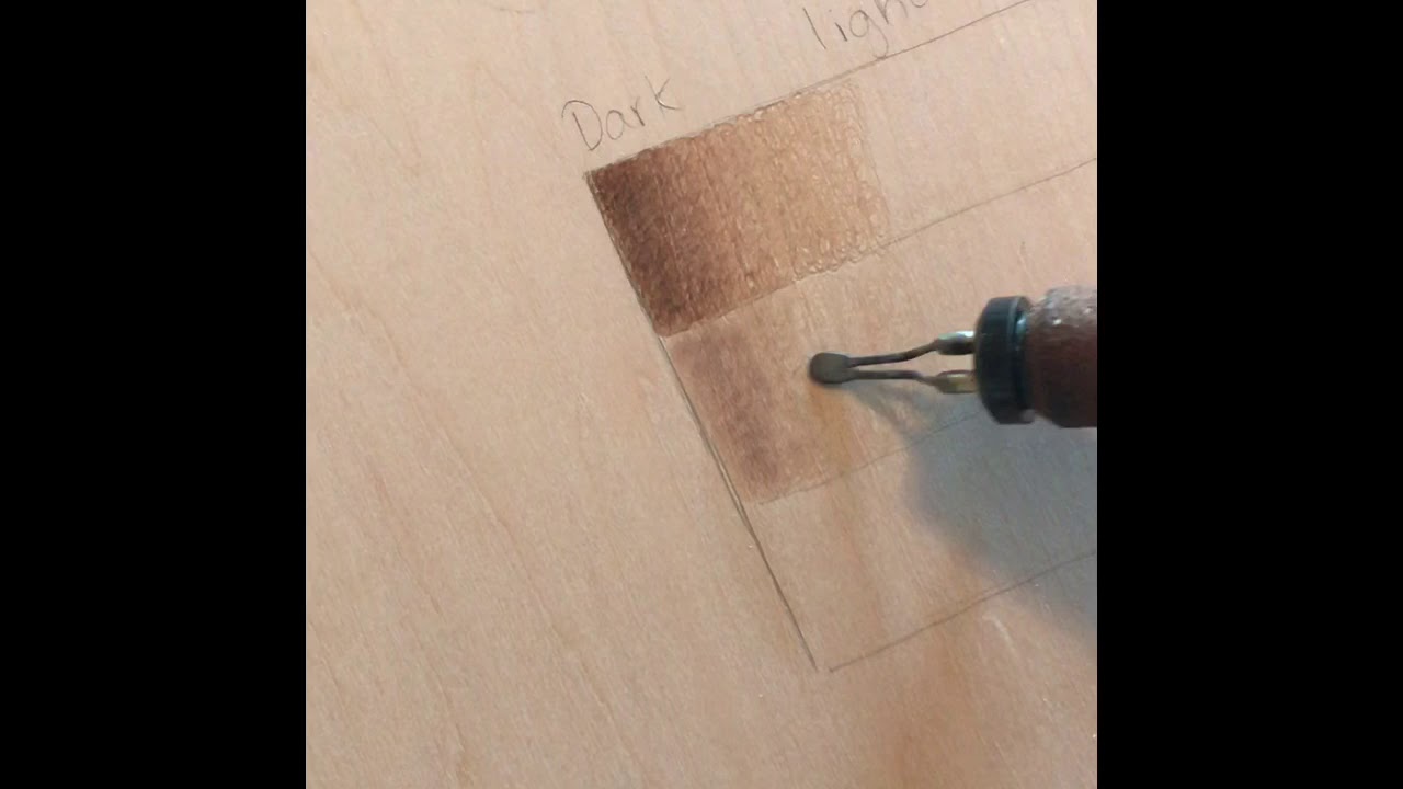 How to: Pyrography- Shading techniques with 3 different tips!