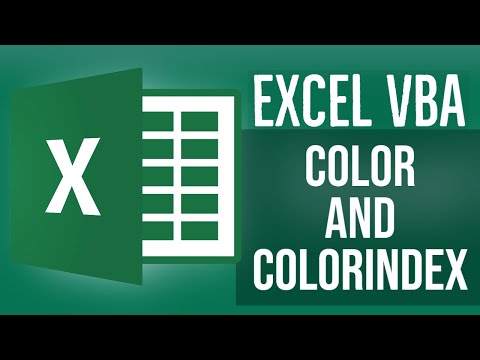 Excel VBA Tutorial for Beginners 9 Color and ColorIndex properties in Excel VBA