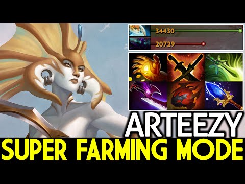 ARTEEZY [Naga Siren] Super Farming Mode 6 Min Midas Dota 2
