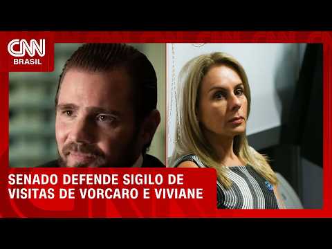 Senado defende sigilo de visitas de Vorcaro e Viviane Moraes | CNN NOVO DIA