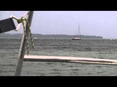 Biały szkwał cz. 2 sztorm 11 stopni Beauforta Mazury