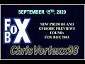 New Promo Foundings 9 15 2020 Fox Box 2003