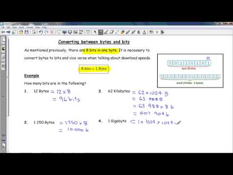 FSCo2: 3  Converting between bytes and bits