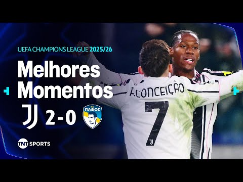Gols e lances de Juventus x Pafos