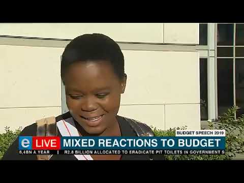 Budget 2019 reaction from Johannesburg residents