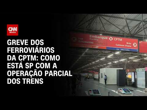 2º dia de greve na CPTM: veja como está o funcionamento das linhas | LIVE CNN