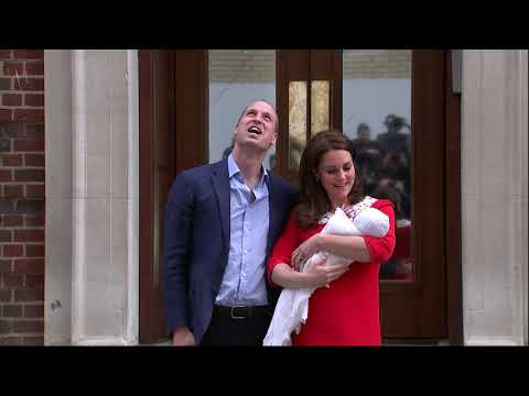 Royal baby: Kate and William leave hospital with baby boy | 5 News