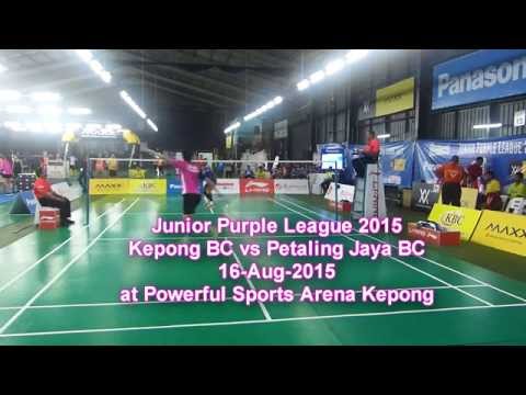 KBC vs PJBC  - Match #1 Boy's Singles 16-08-2015