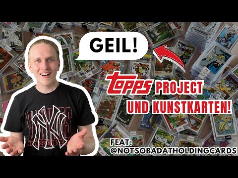 Kunst/Sportkarten sind der HAMMER! Topps Project 70, Ermsy, Fucci und co. mit Notsobadatholdingcards