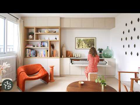 South of France Inspired Compact Paris Apartment, 56sqm/603sqft