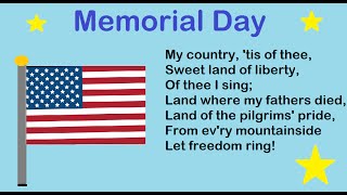 My Country 'Tis of Thee - Patriotic Song for Kids - Mother and Daughter Singers