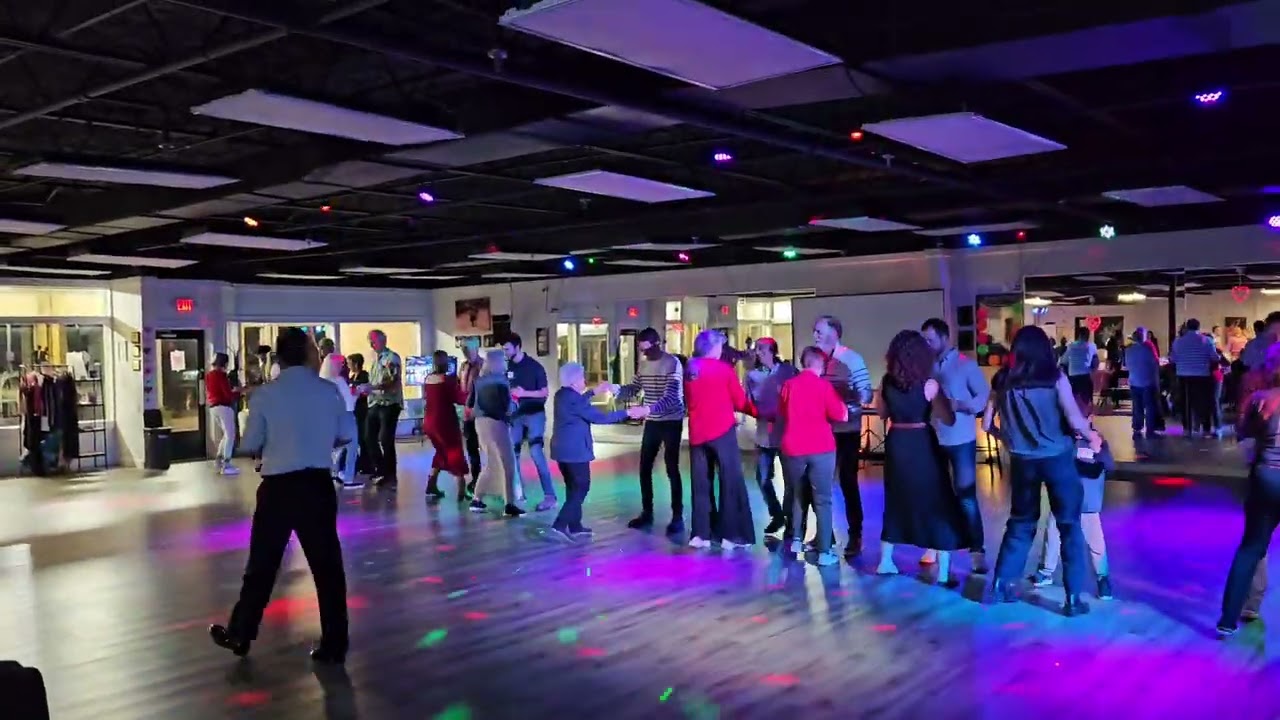 Dance Class for Whitney & Blake's wedding guests at our studio!