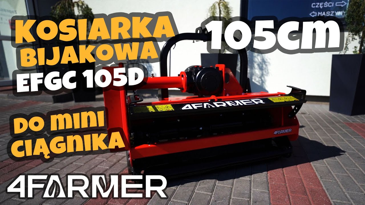 Kosiarka bijakowa EFGC 105D do ciągnika o mocy 18KM 4FARMER :: Traktor.com.pl