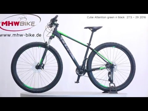 Cube Attention 27.5 / 29 black n green 2016 - MHW Bike-House GmbH