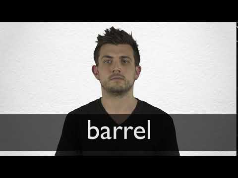 How to pronounce BARREL in British English