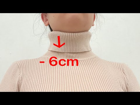 , title : '💝 Tips to shorten an annoying high-neck sweater'